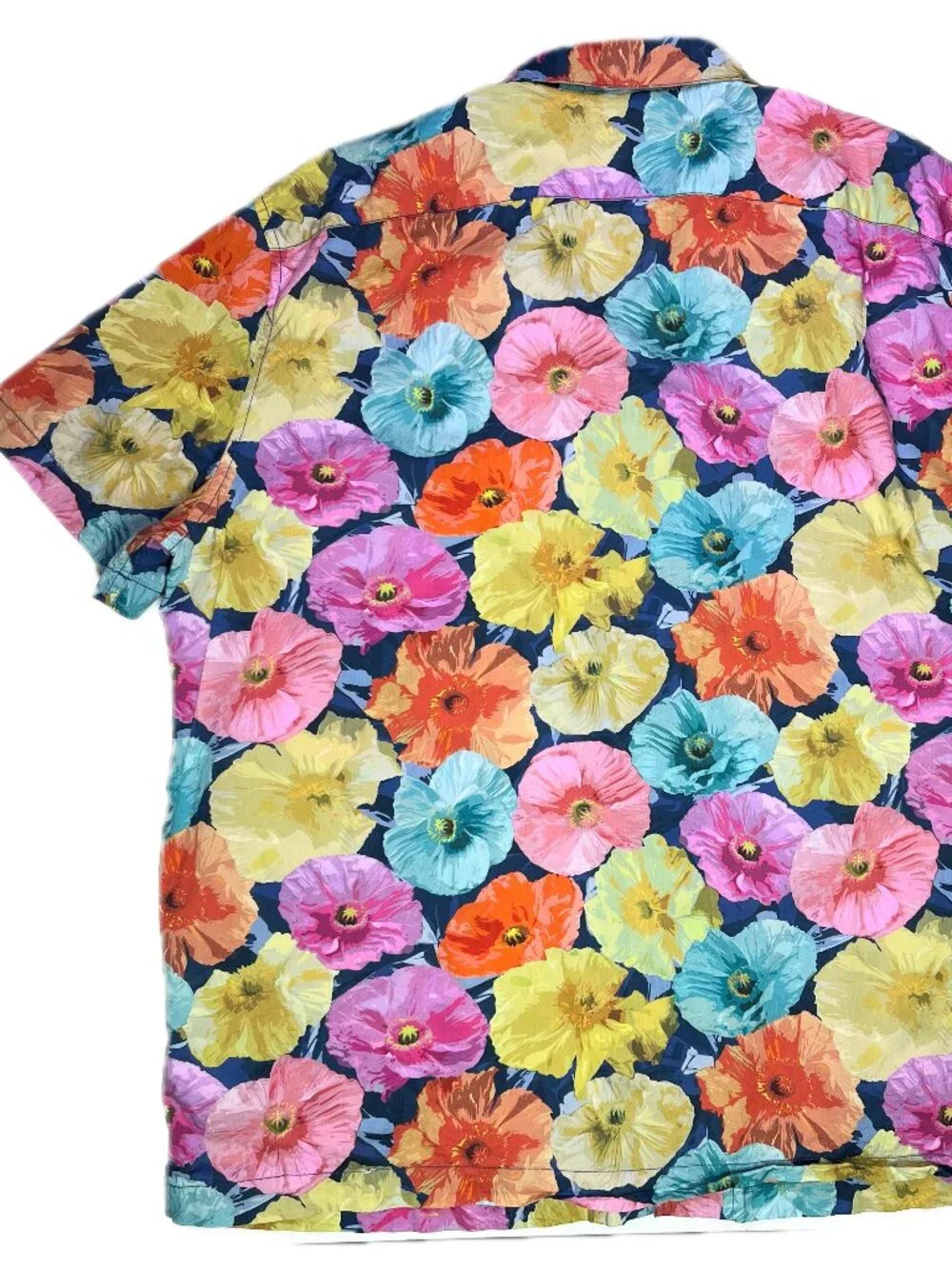 J. Crew with Liberty Fabric Men's Size XL Short Sleeve Camp Collar Shirt Floral